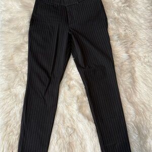Old Navy Charcoal Pinstripe Pixie Pants